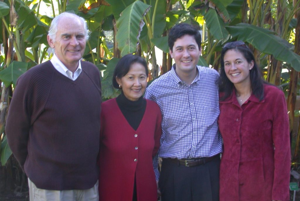 Gerald and Virginia Corrigan with their children, Peter and Elizabeth