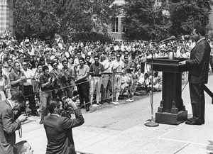 Rev. Martin Luther King Jr. speaks at UCLA, 1965