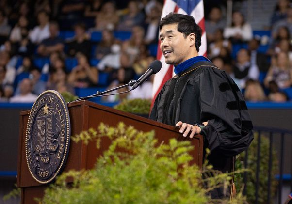Randall Park giving commencement speech