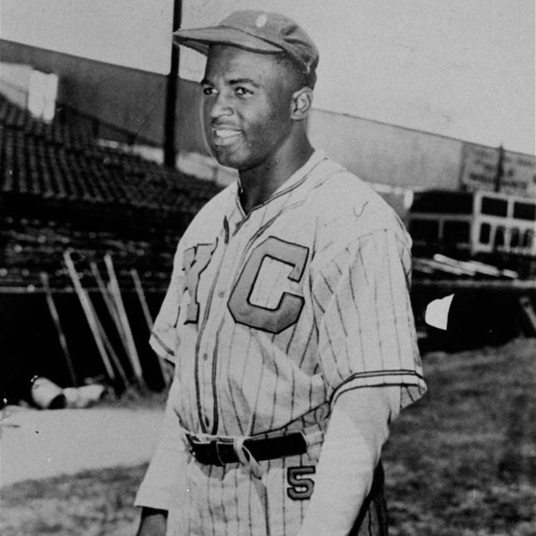 Jackie Robinson with Kansas City Monarchs