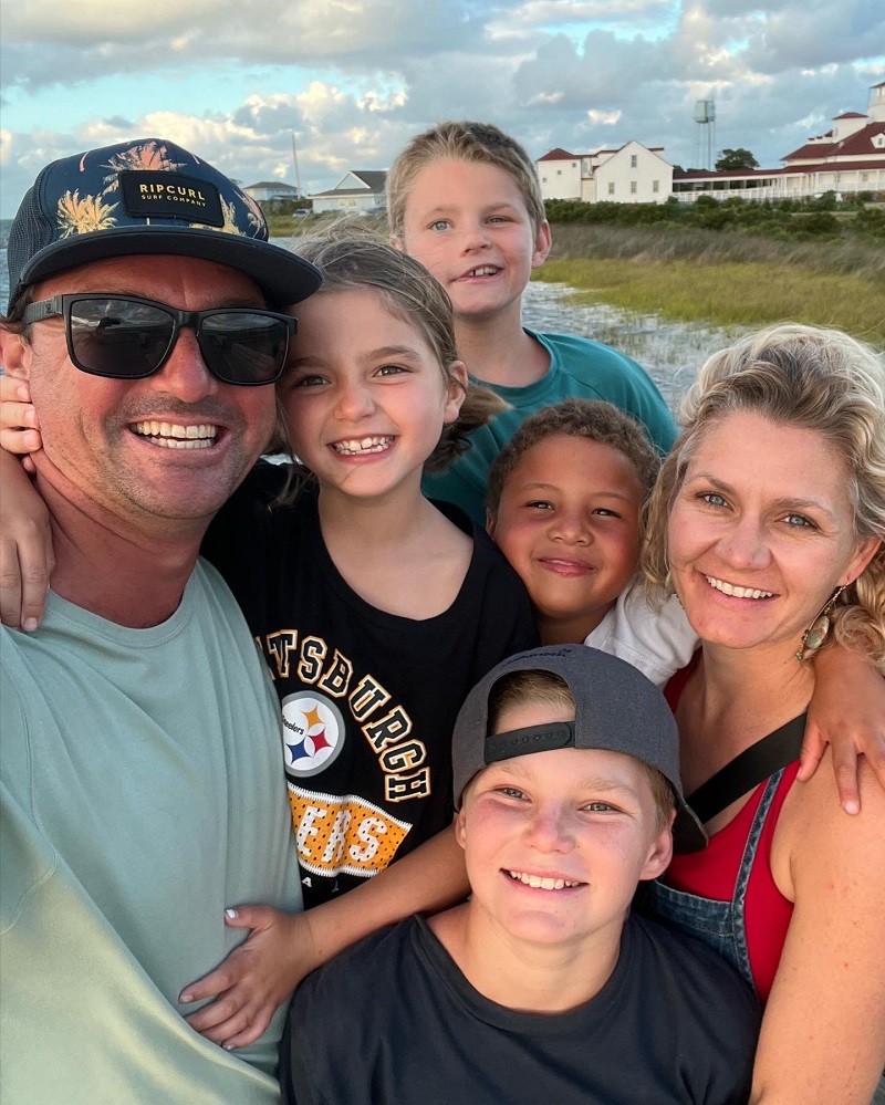 Christianne Gillespie and family