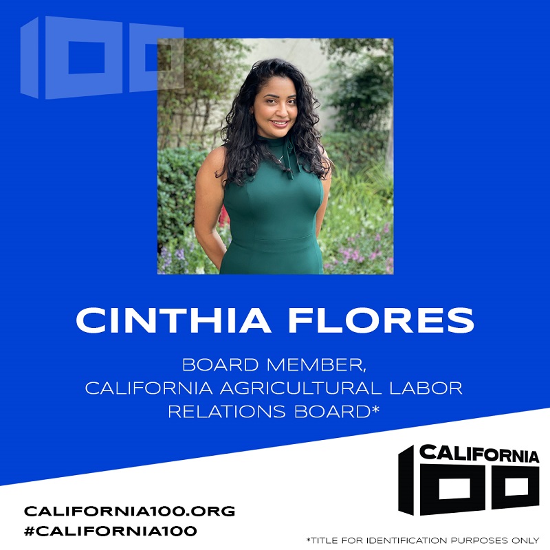 Cinthia Flores '10 - California 100