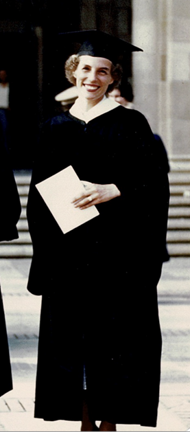 Gail Kelly, 1954 UCLA graduation