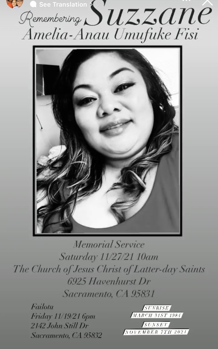 Susie Anua Memorial Service