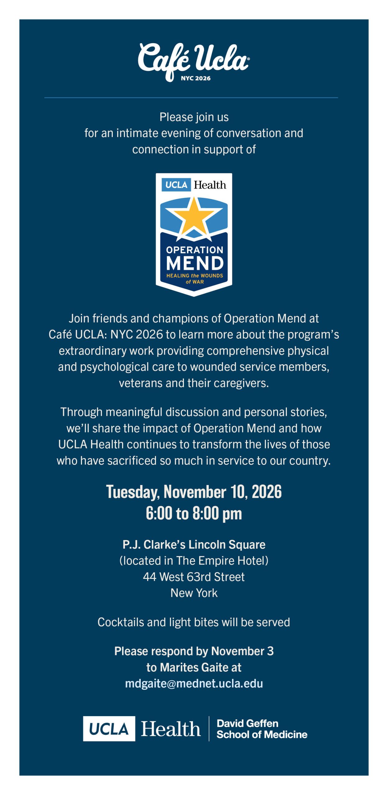 Café UCLA: NYC 2026