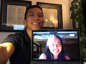 Vanessa Ho with mentor