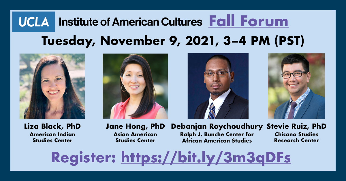 Institute of American Cultures Fall Forum