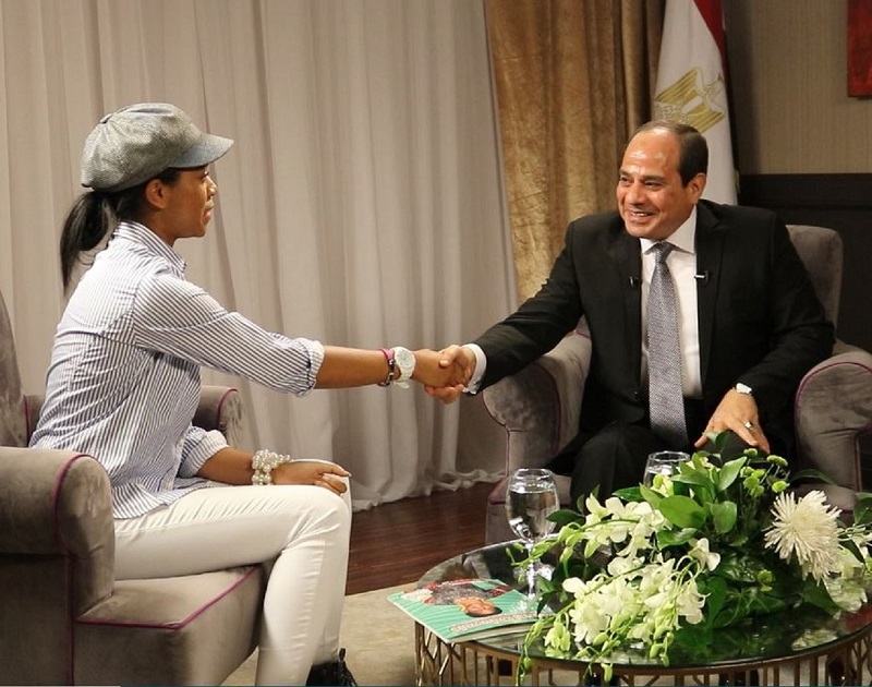 Zuriel Oduwole meets with President Abdel Fattah El Sisi in Egypt