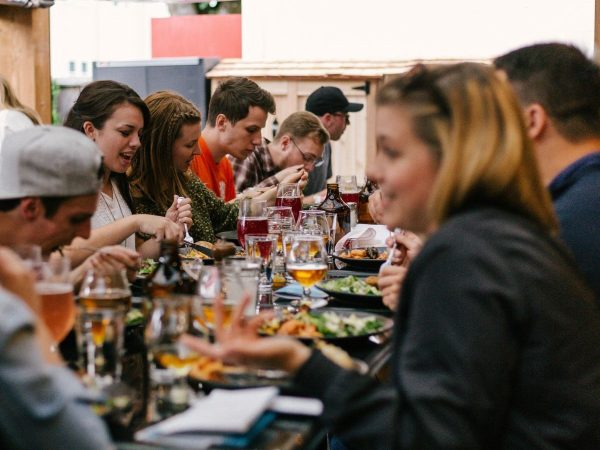 Lunch with friends