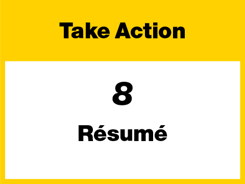 8 - Take Action - Résumé