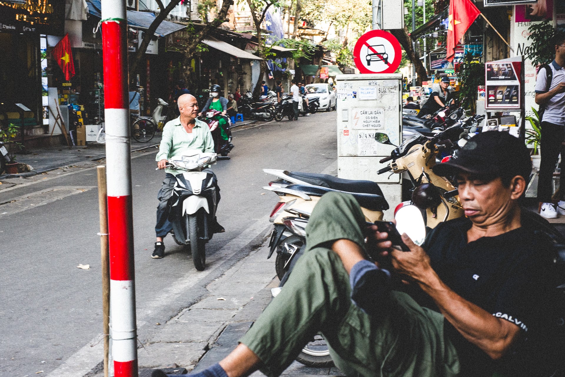 Street of Hanoi, Vietnam by Hon Hoang