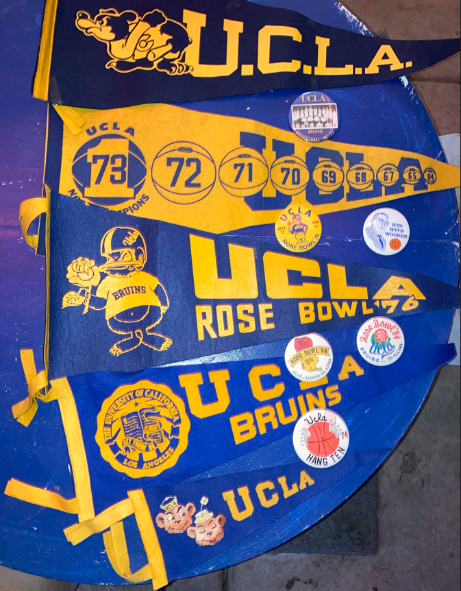 UCLA banners from Kenneth Kreps collection