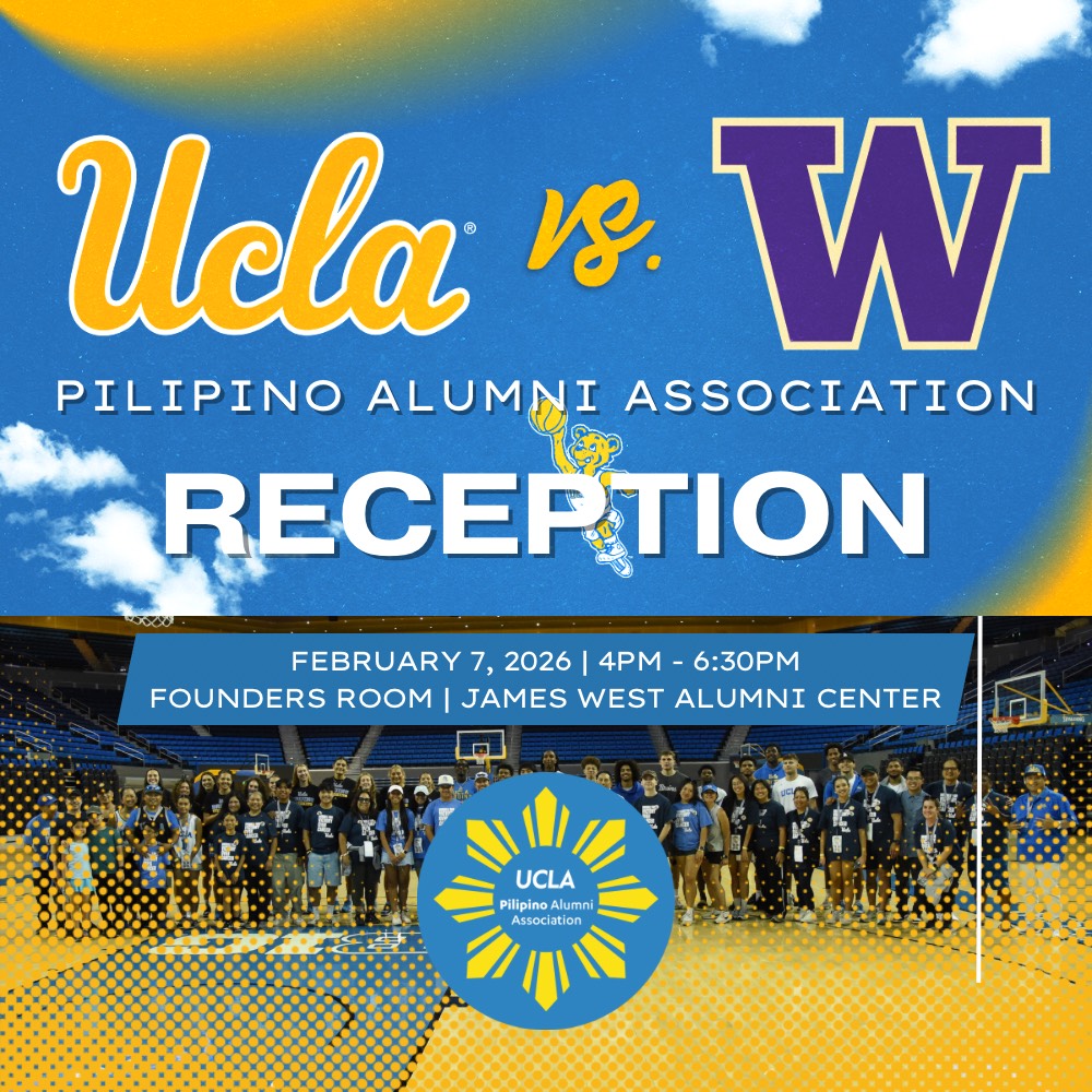Pilipino Alumni Association Reception Flyer Graphic