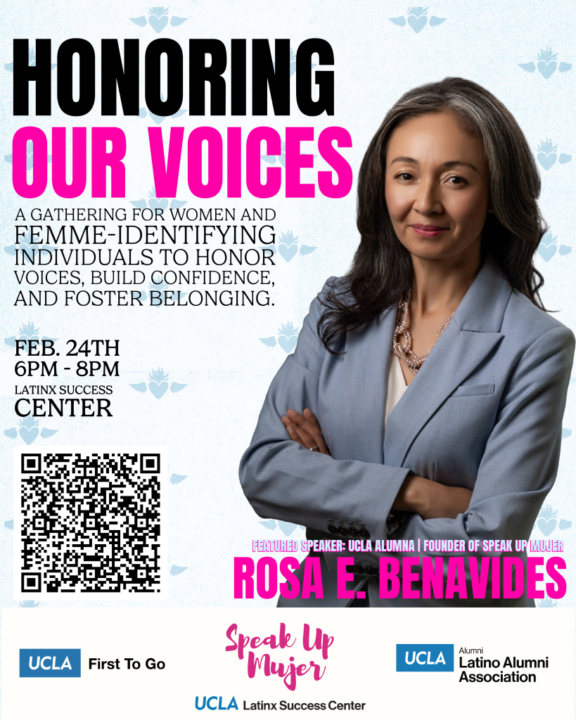 "Honoring Our Voices" event flyer
