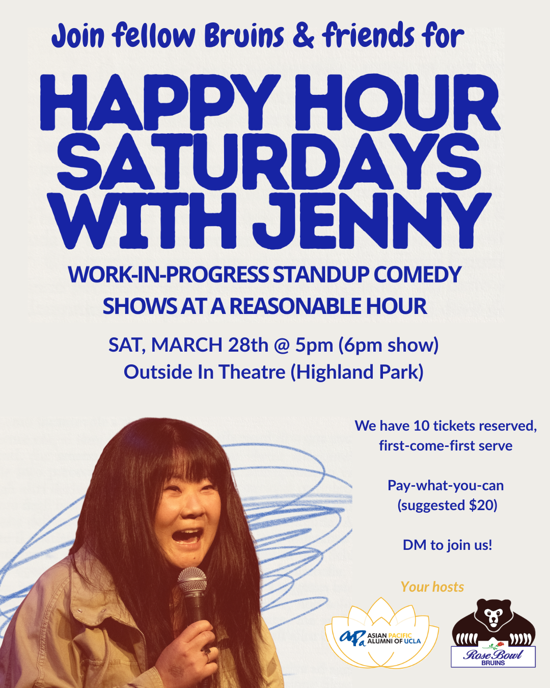 Jenny Yang event flyer