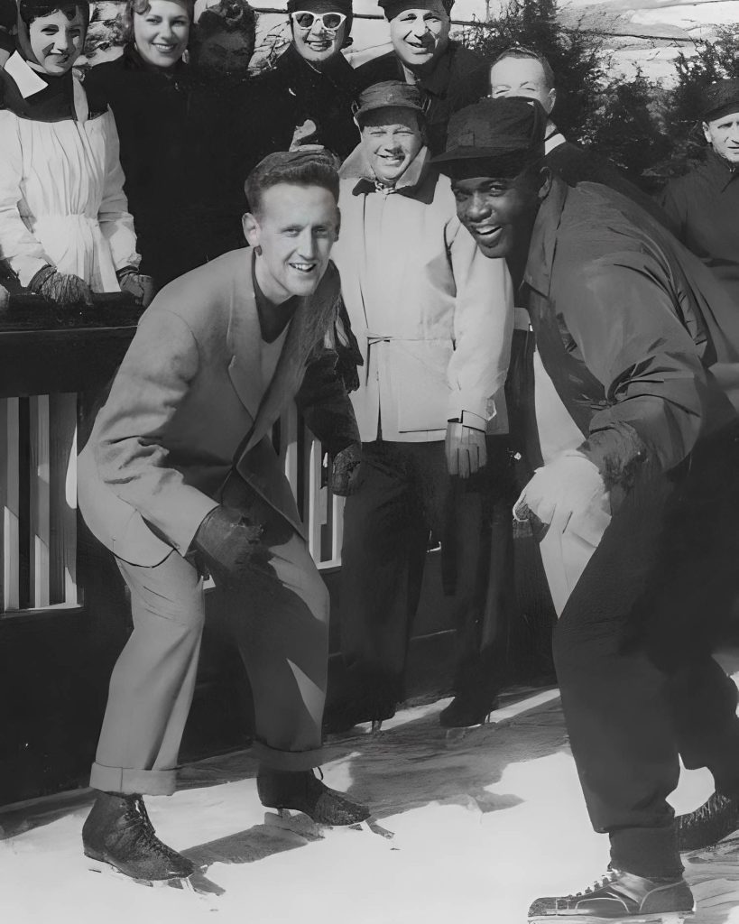 Racing Vin Scully on the ice